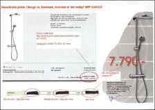 Samme produkt – dobbel pris