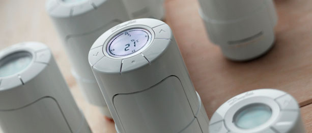 Danfoss med ny digital radiatortermostat