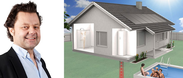 Bildet: Lars Andrén anses av mange å være en av de største autoritetene innen solenergi