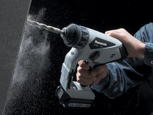 Borhammer med drillfunksjon