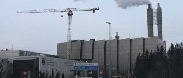 Bildet: Klemetsrud energigjenvinningsanlegg