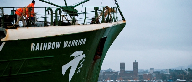 Greenpeace utfordrer Obama  i Oslo