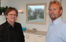 Redaktør Rolf Erik Veland (t.v) og markedssjef Ketil Sterner vil gi deg de beste faglige rådene for Bad og Bolig i den nye forbrukerportalen www.badogbolig.no.