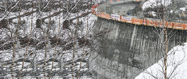 Sarvsfossen dam fylles