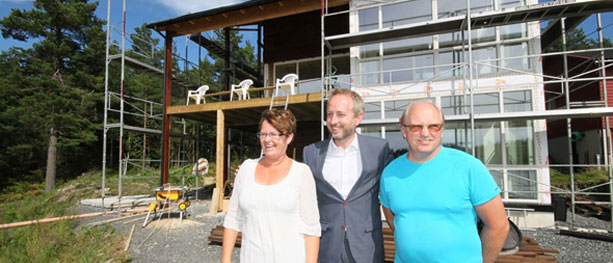 Nullenergihuset snart innflyttingsklart