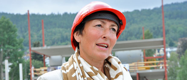 Bildet: Birgit Rusten i FutureBuilt. (Foto: Geir Hasle)