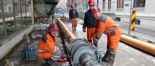 Bildet: Midtbyen i Trondheim er et komplisert område å arbeide i. (Foto: Asplan Viak)