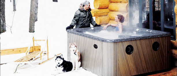 In med ute-spa 