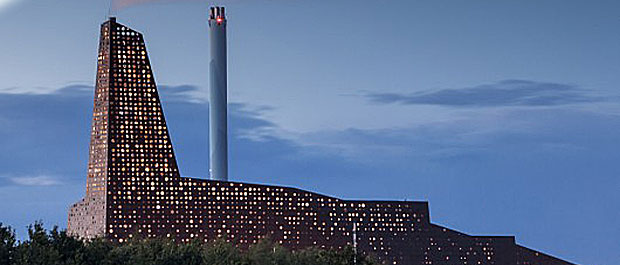 Bildet: Forbrenningsanlegget Incineration Line i Roskilde