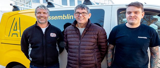 Assemblin på plass i Fredrikstad