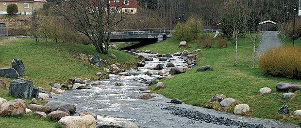 Åpne bekker redder byene fra oversvømmelse