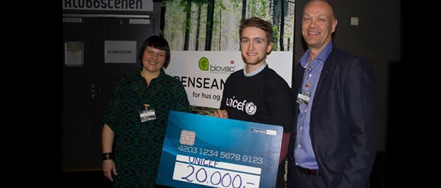 Biovac støtter UNICEF- prosjekt