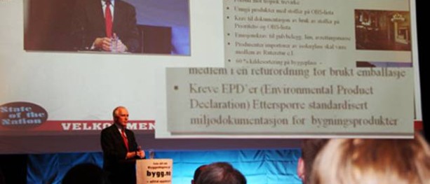 Bildet: Energi og miljø er temaer som blir viet mye oppmerksomhet under årets Byggedager i Oslo.