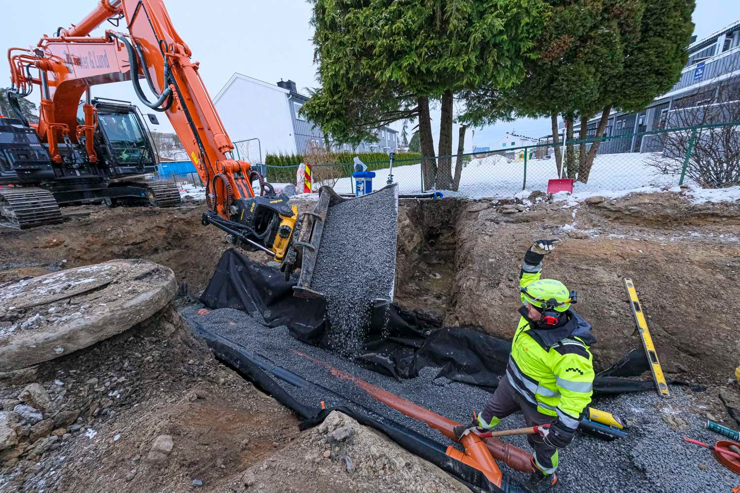 Bygging av vann og avløp