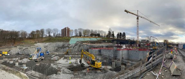 Nye Tøyenbadet reiser seg i Tøyenparken