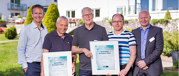 Fikk Sørlandets energipris for 2015