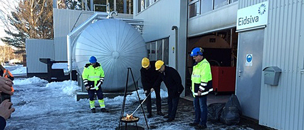 Fjernvarmeanlegg åpnet på Kongsvinger