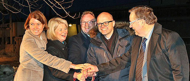 La ned grunnstein for passivhus