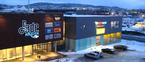 Bildet: Lade Arena er blant de første energimerkede næringsbyggene i Trondheimsregionen.