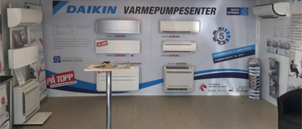 Nytt varmepumpesenter i Molde