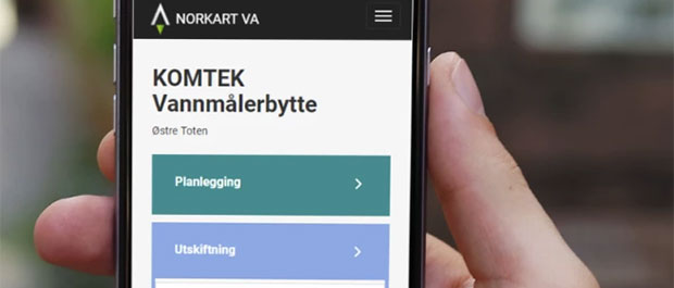 Nyutviklet system for utskifting av vannmålere