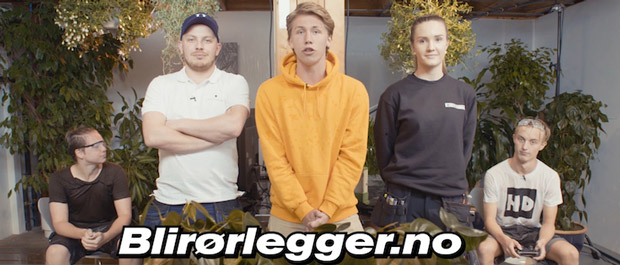 Over 1 million visninger for «Bli rørlegger»!