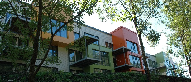 Liten oppgang for boliger