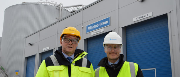 Enova åpnet Borregaards miljøfabrikk