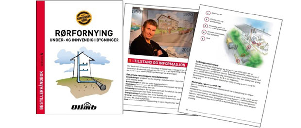 Bildet: Rørfornying Norge og Olimb med oppdatert bestillerhåndbok i rørfornying. Dette for å gi potensielle bestillere et bedre grunnlag for å vurdere de ulike metoder