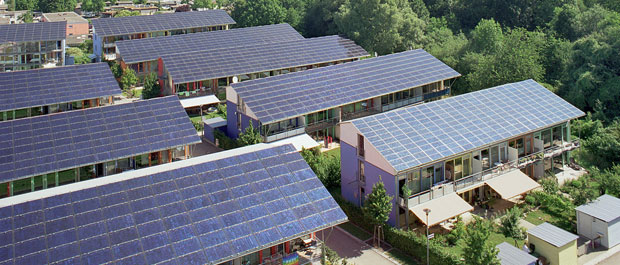 Bildet: Solarsiedlung