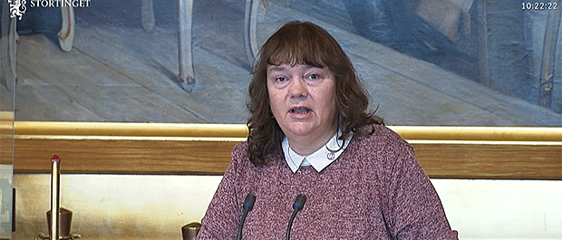 Rørseier på Stortinget