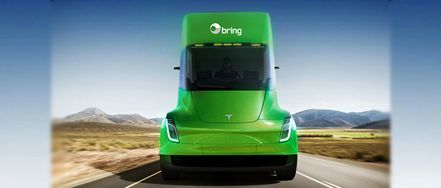 Posten kjøper Tesla Semi