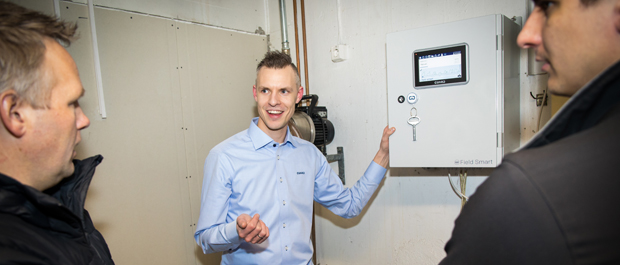 Bildet: - At styringen baseres på værdata gjør installasjonen enkel og effektiv