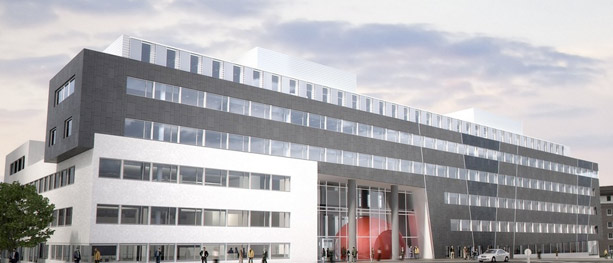 Bilde: Miljøbygget til KLP Eiendom ble kåret til Årets bygg. Illustrasjons foto: Veidekke