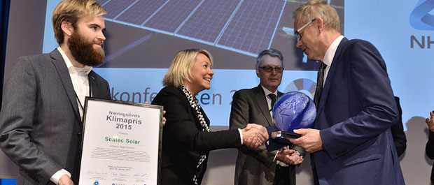 Scatec Solar vant klimapris