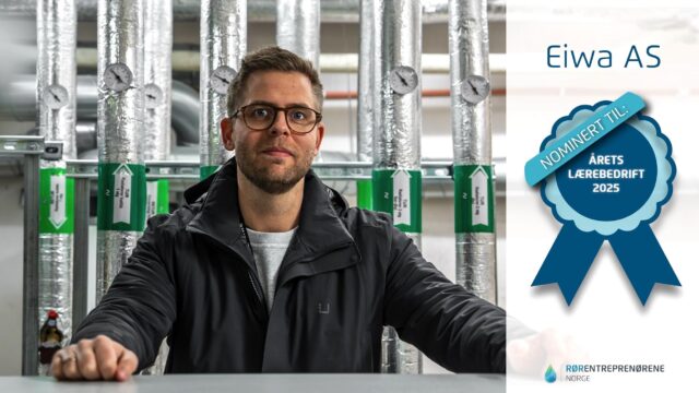 Eiwa AS nominert til Årets Lærebedrift 2025