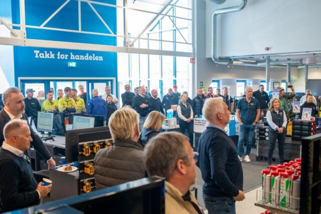 Stor interesse da Ahlsell åpnet nye lokaler i Mo i Rana