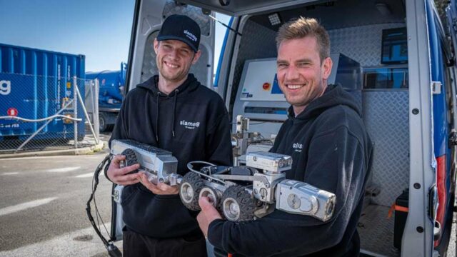 Inspiserer 2500 meter vannledning i én sammenhengende operasjon