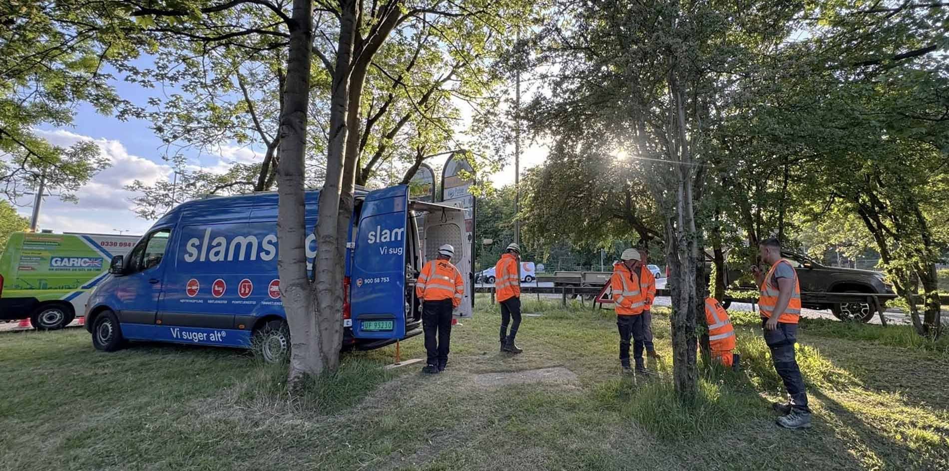 Inspeksjon av den 1800 meter lange 1000 mm overløpsledningen i Manchester. (Foto: Eget)