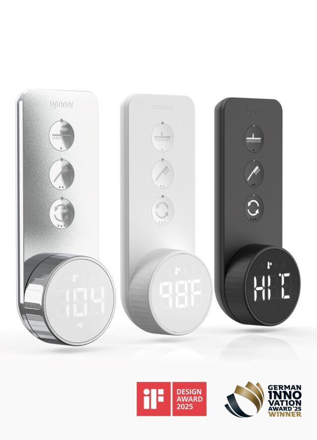 Uponor I-Shower vinner «iF Design Award» og «German Innovation Award»