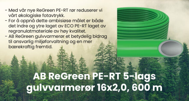 A. Bergli AS lanser lanserer miljøvennlig gulvvarmerør