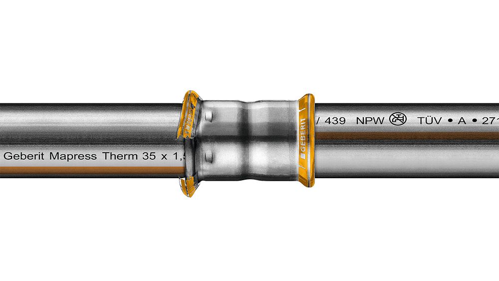 Geberit Mapress Therm fitting presset og upresset