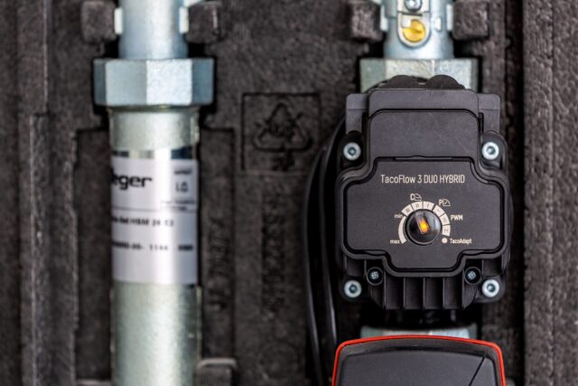 TacoFlow3 sirkulasjonspumpe forenkler installasjon og ettermontering