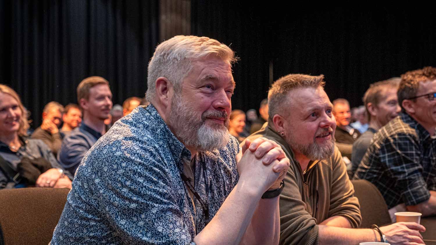 Hallingtreff: Jan Stenersen t.v. og Ove Emil Aker.