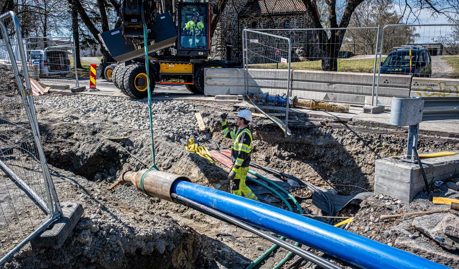Utblokking på Romerike, 2023. (Foto: Jørn Søderholm)