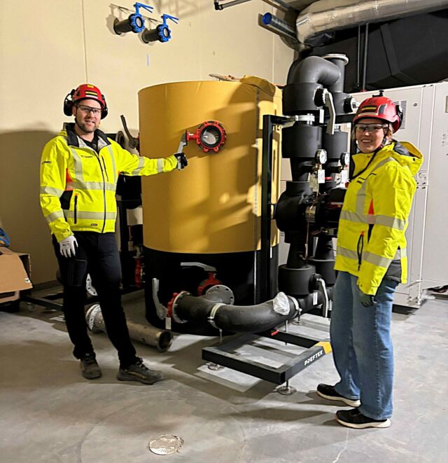 Store besparelser med prefabrikkert energisentral