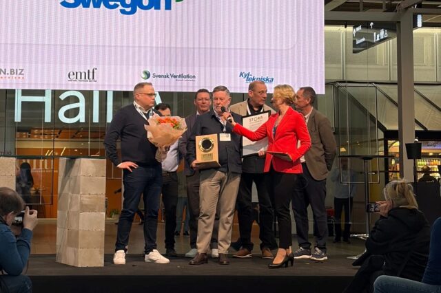 Swegon vinner «Stora Inneklimatpriset»