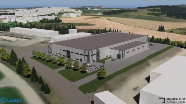 Lindab etablerer seg i nytt industribygg i Spydeberg Næringspark