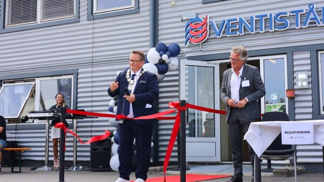 Ventistål åpnet nytt Klimasenter på Kløfta