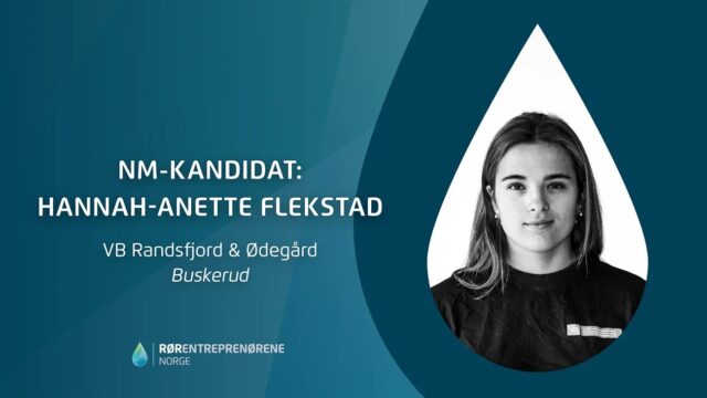 Vinner Hannah-Anette NM i rørleggerfaget?